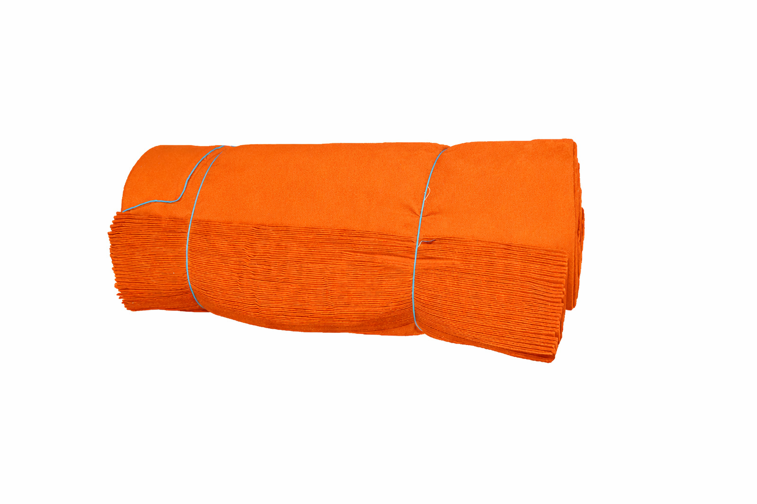 brandwerend Flanel 300 cm oranje (3096) baal 60m voor events, theater en beurzen