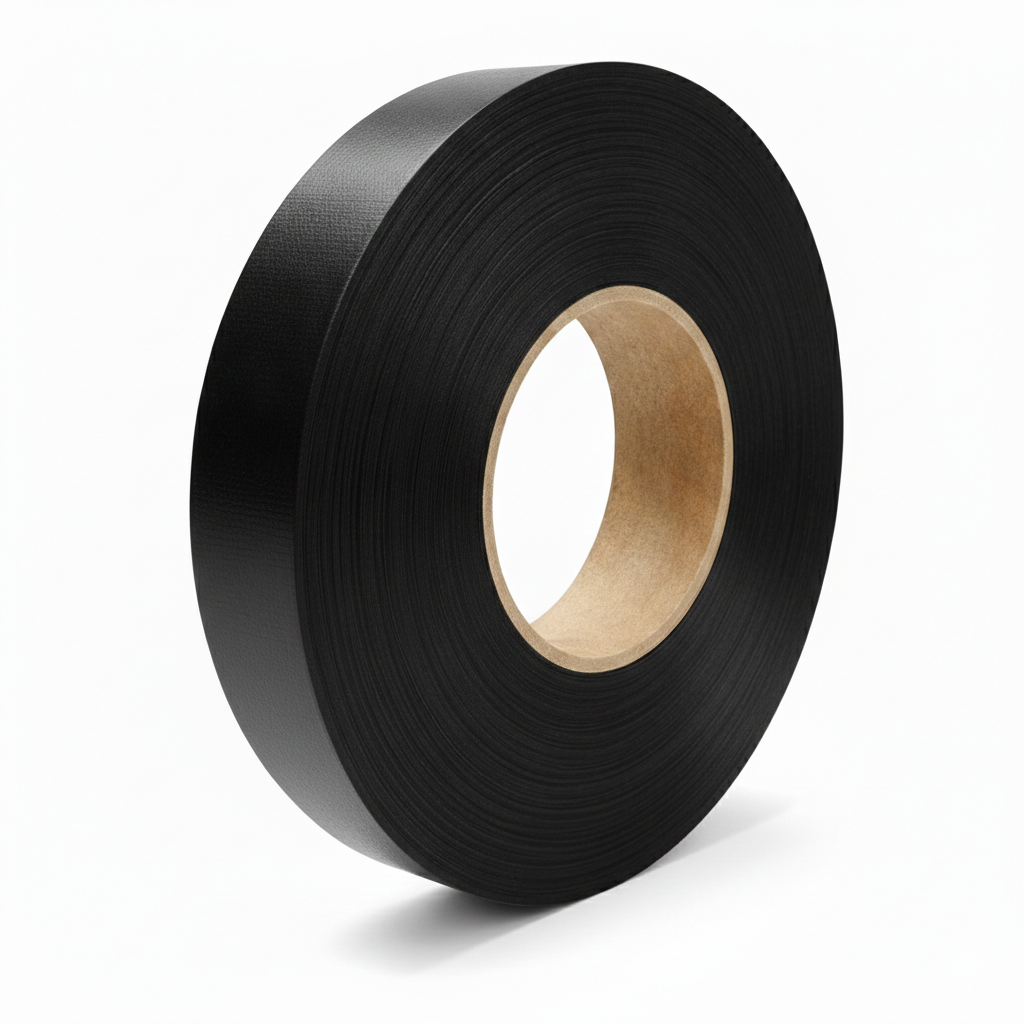 48x MegaTape MCT 300 Gaffa tape 19 mm black roll 50m