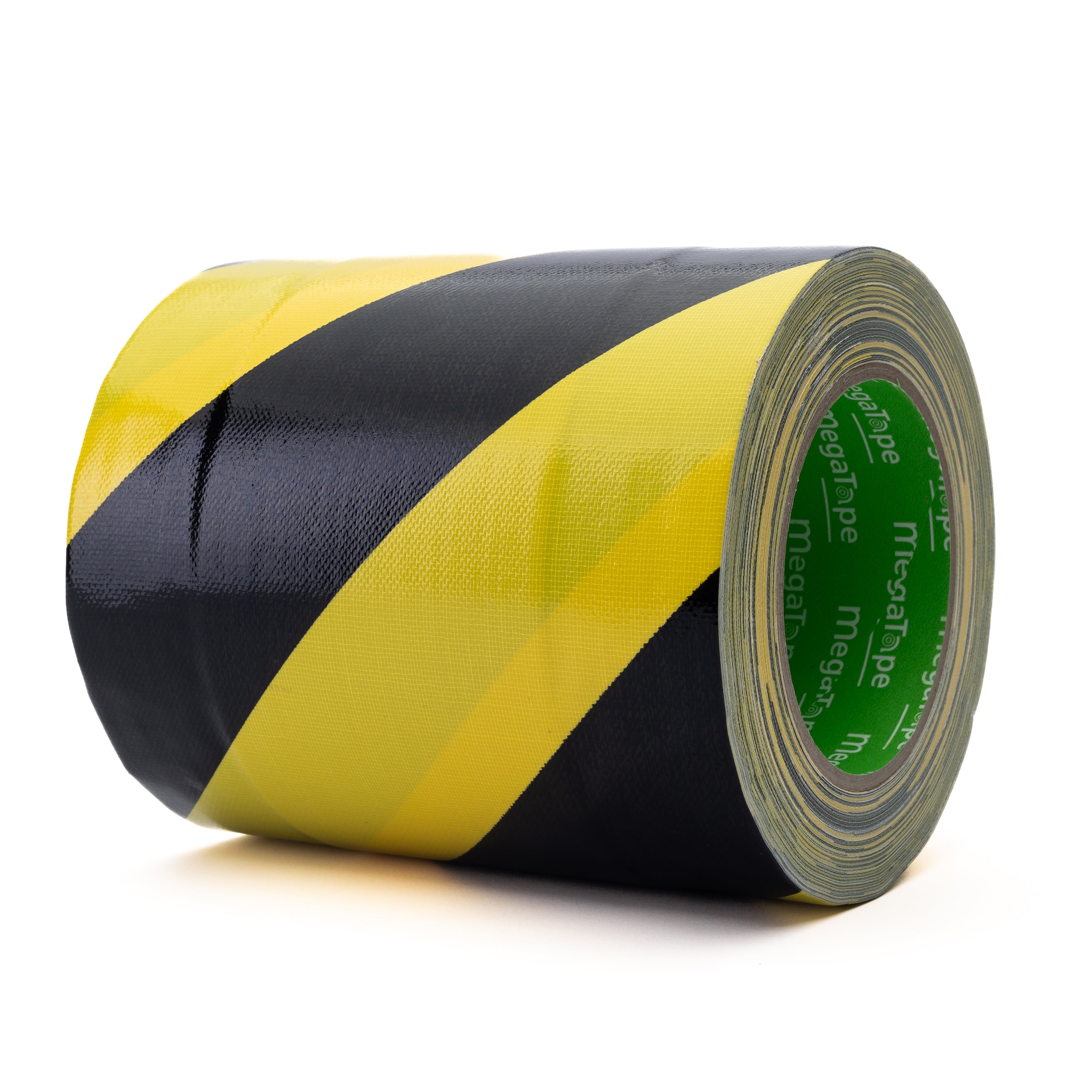 Megatape 950 Tunnel tape 150 mm x 25 mtr Zwart/Geel