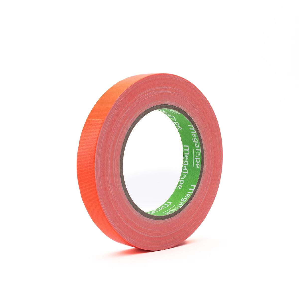 MegaTape UT70 fluor gaffa tape 25 m op rol 19 mm oranje voor events, theater en beurzen