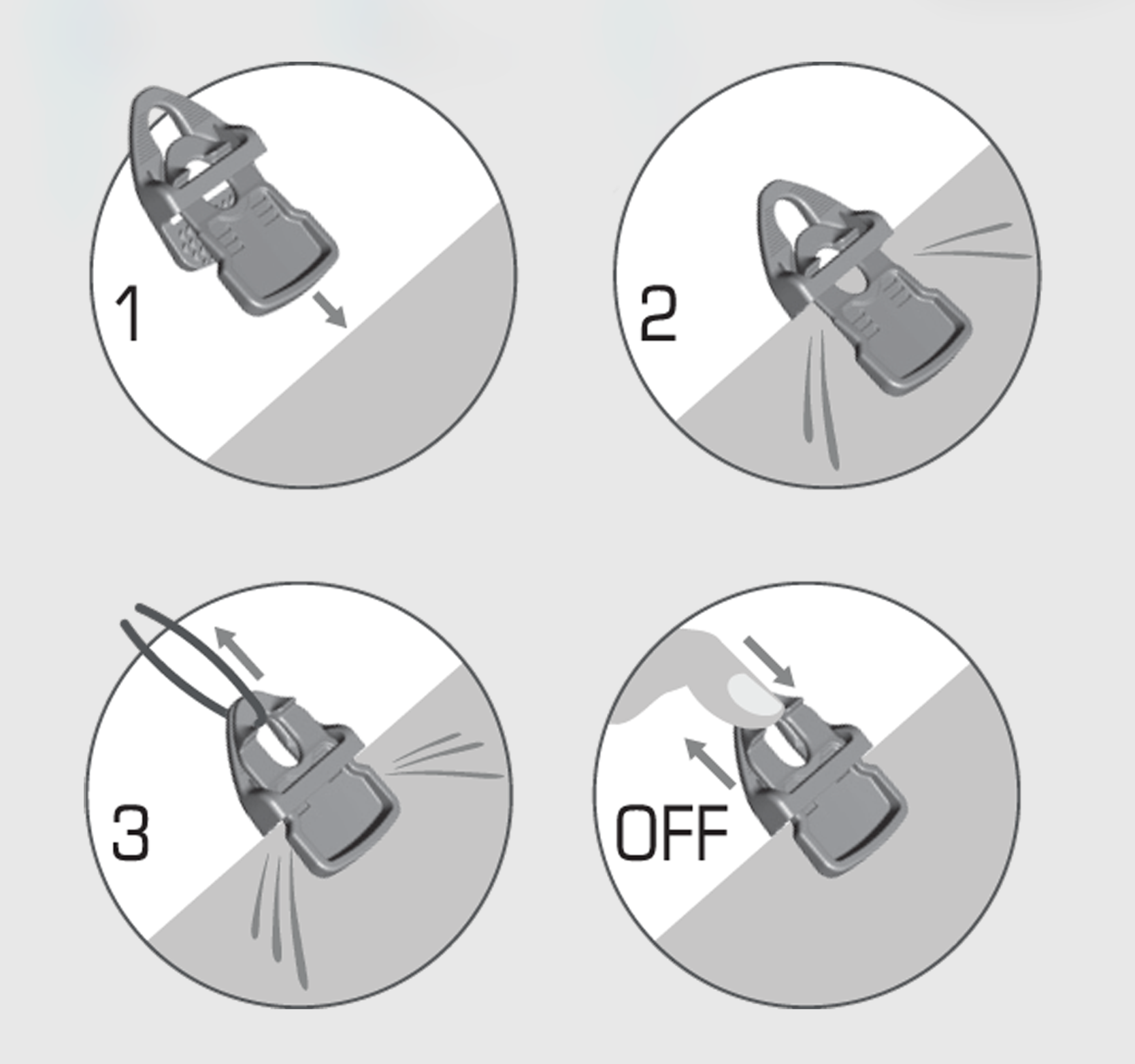 Holdon® Clip MIDI · zwart