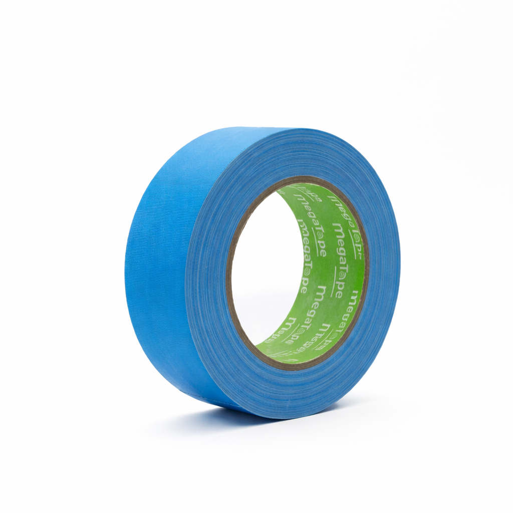 MegaTape UT120 · beschrijfbare · fluor gaffa tape · 25 mm x 25 m · Blauw